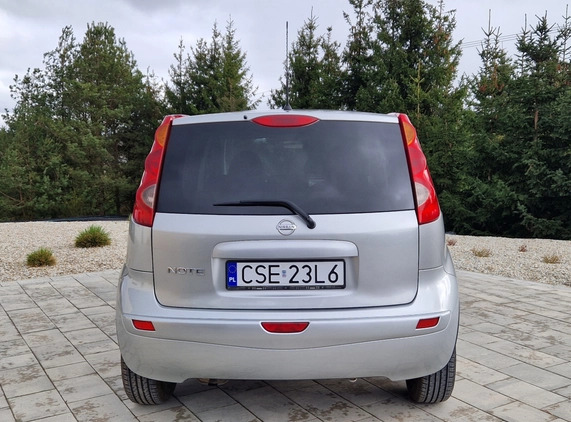 Nissan Note cena 11900 przebieg: 217000, rok produkcji 2008 z Więcbork małe 46